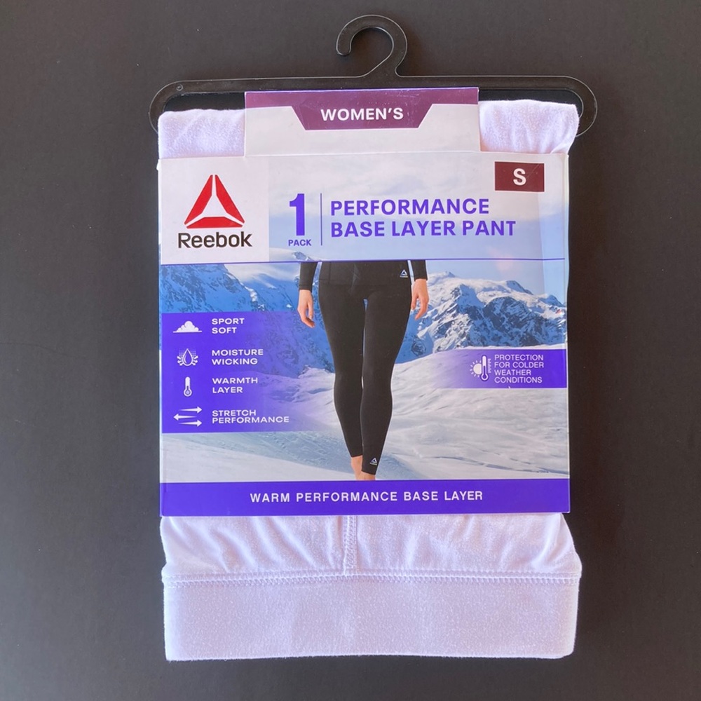 Reebok Performance Base Layer Pant in White